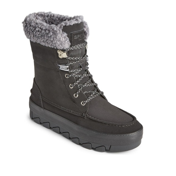 SPERRY TOP SIDER Juneau Faux Shearling Trim Boot- New In Box- Reemoly - Picture 15 of 15